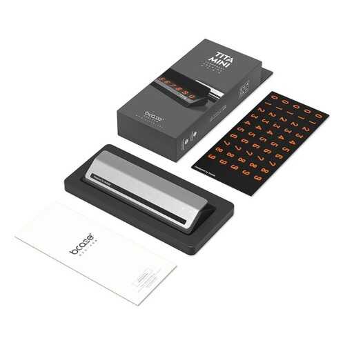 Наборная складная автовизитка Xiaomi TITA Mini Temporary Parking Card Silver в ЕКА