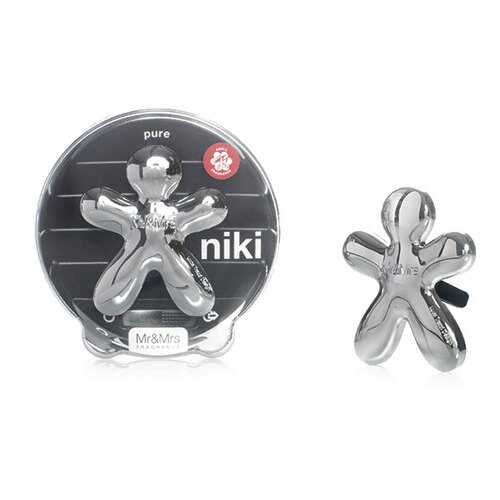 Ароматизатор для автомобиля Mr&Mrs Fragrance NIKI PURE (Серебристый) в ЕКА