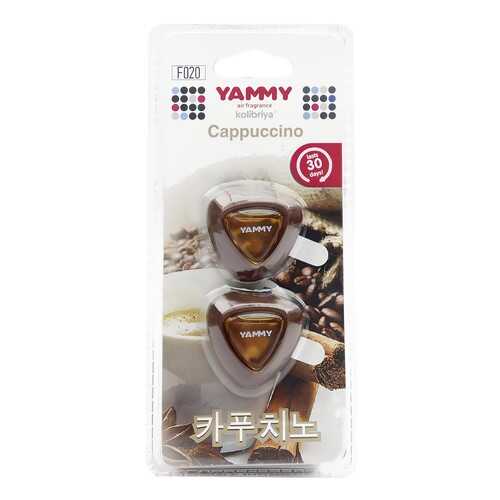 Ароматизатор на дефлектор YAMMY, жидкий, Cappuccino, F020 в ЕКА
