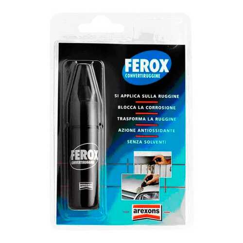 Преобразователь ржавчины в грунт AREXONS Ferox. с кисточкой . 15 мл. в ЕКА
