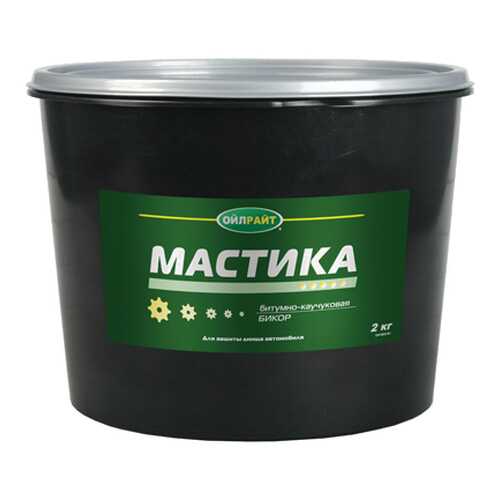 Мастика битумно-каучуковая OIL RIGHT 2 кг в ЕКА