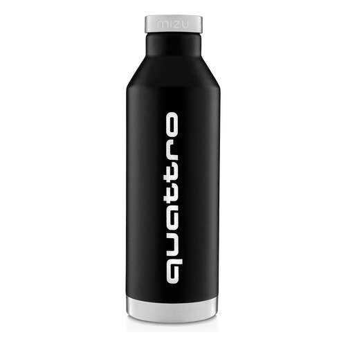 Стальная бутылка для воды Audi quattro Insulated Bottle, Black, артикул 3291800300 в ЕКА