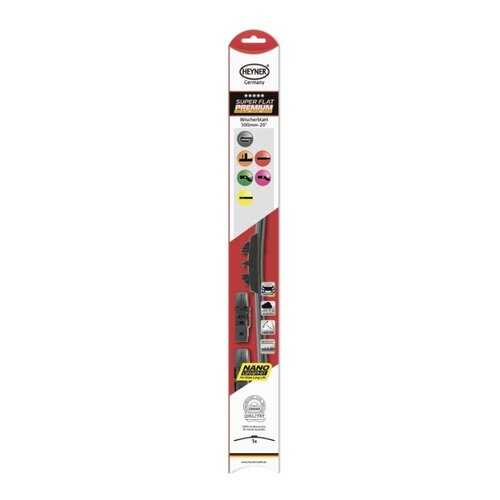 Щетка стеклоочистителя 50 см heyner super flat premium 280000 в ЕКА