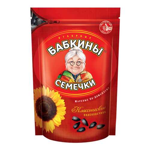 Семечки Бабкины жареные 300 г в ЕКА