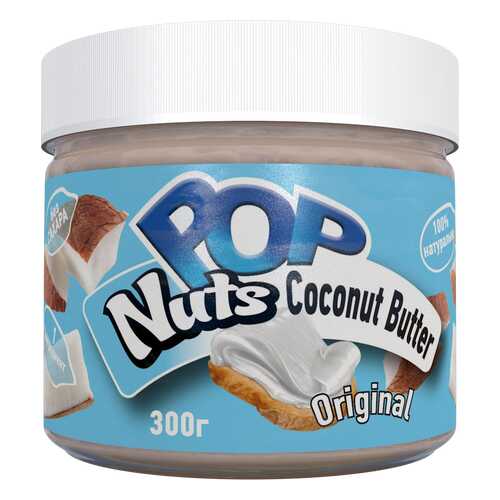 Кокосовая паста POP Nuts Coconut Butter Original Натуральная, 300 г в ЕКА