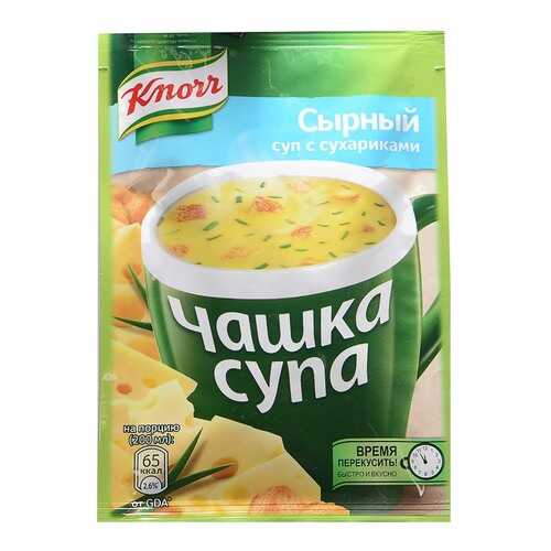 Суп Knorr чашка сырный с сухариками 15 г в ЕКА