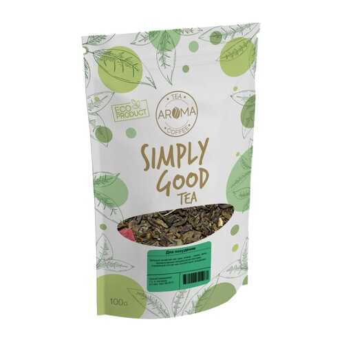 Чай Aroma Для похудения, зеленый с добавками листовой, 100 гр в ЕКА