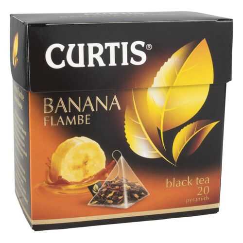 Чай черный Curtis banana flambe 20 пакетиков в ЕКА