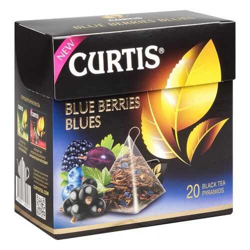 Чай черный Curtis blue berries blues 20 пакетиков в ЕКА