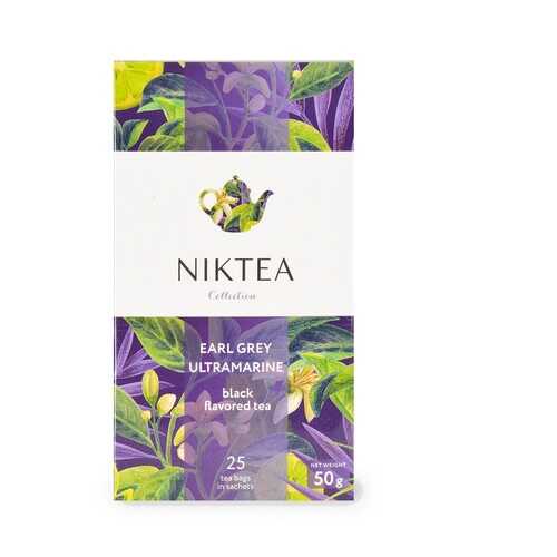 Чай черный «Эрл Грей Ультрамарин», Niktea, 25х2 г, Россия в ЕКА