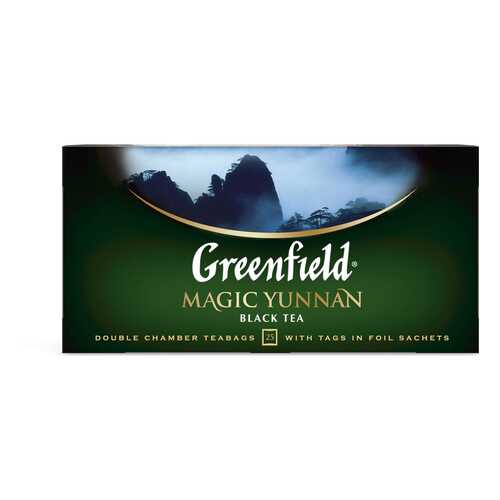 Чай черный Greenfield Magic Yunnan 25 пакетиков в ЕКА