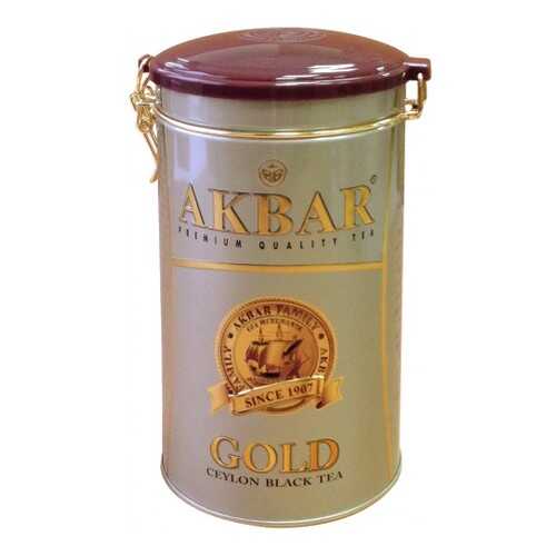 Чай черный листовой Akbar gold 450 г в ЕКА