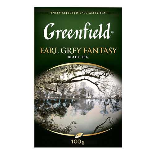 Чай черный листовой Greenfield Earl Grey Fantasy 100 г в ЕКА