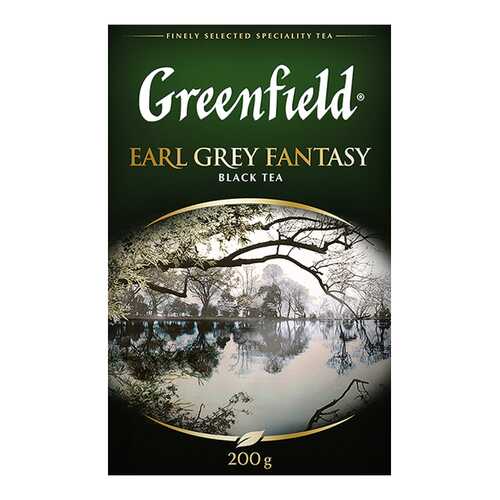 Чай черный листовой Greenfield Earl Grey Fantasy 200 г в ЕКА