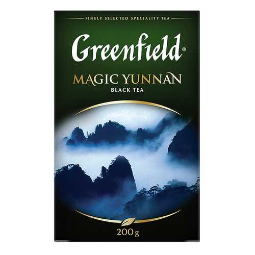 Чай черный листовой Greenfield Magic Yunnan 200 г в ЕКА