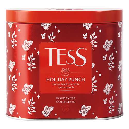 Чай черный листовой Tess Holiday Punch 100 г в ЕКА