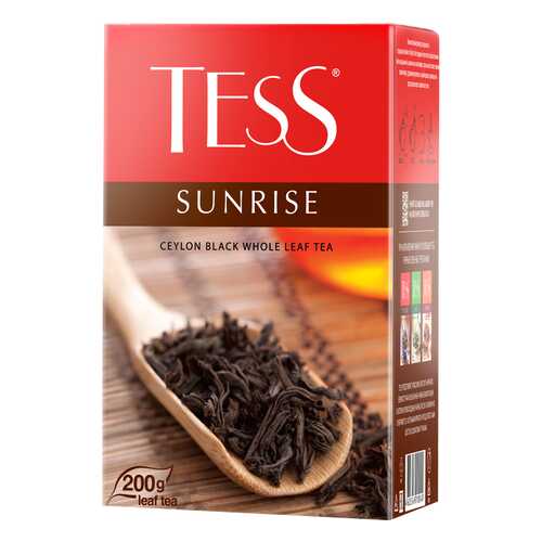 Чай черный листовой Tess Sunrise 200 г в ЕКА