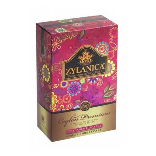 Чай черный листовой Zylanica ceylon premium collection английский завтрак FBOP 100 г в ЕКА