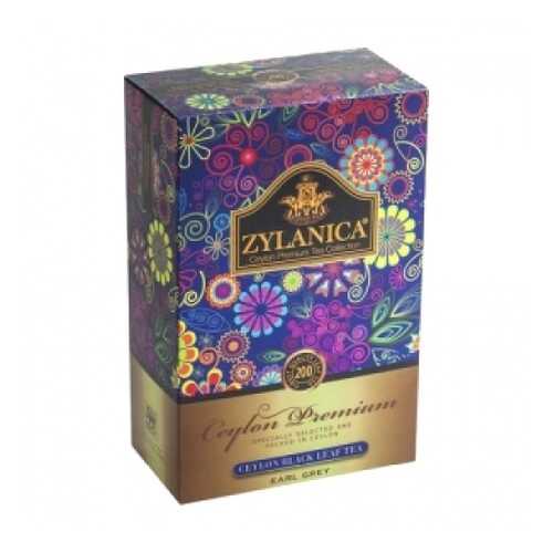 Чай черный листовой Zylanica ceylon premium collection бергамот FBOP 200 г в ЕКА