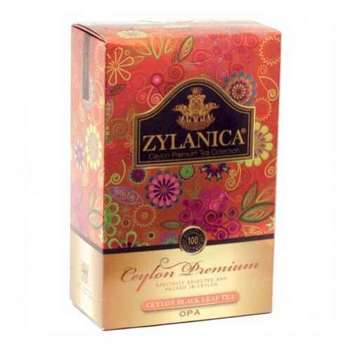 Чай черный листовой Zylanica ceylon premium collection OPА 100 г в ЕКА