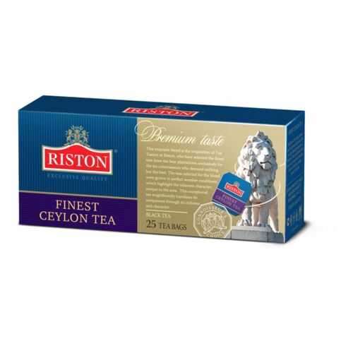 Чай черный Riston finest ceylon tea 25 пакетиков в ЕКА