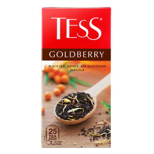 Чай черный Tess Goldberry 25 пакетиков в ЕКА