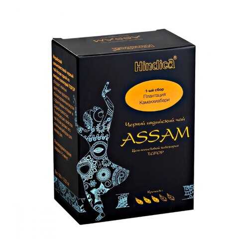 Чай Hindica Assam черный листовой 100 г в ЕКА