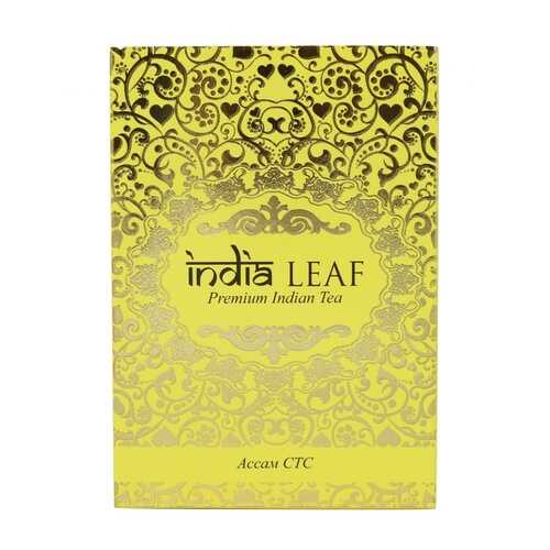 Чай India leaf Ассам стс, черный гранулированный, 100 гр в ЕКА