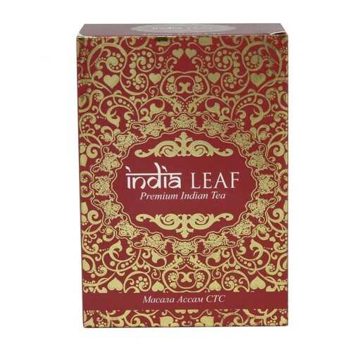 Чай India leaf Масала Ассам стс, черный гранулированный с добавками, 100 гр в ЕКА
