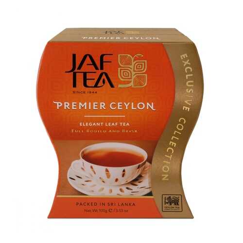 Чай Jaf Tea Premier Ceylon черный листовой FBOP 100 г в ЕКА