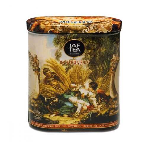 Чай Jaf Tea Temptation черный листовой с лепестками орхидеи 150 г в ЕКА