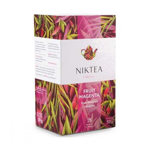 Чай Niktea Fruit Magenta травяной 25 пакетиков в ЕКА