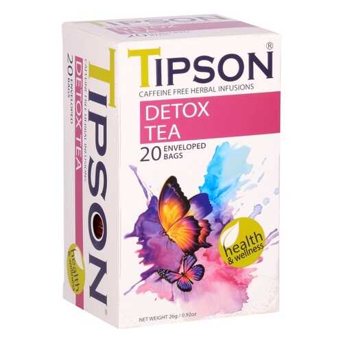 Чай Tipson Detox tea, травяной, 20 пакетиков в ЕКА