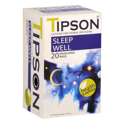 Чай Tipson Sleep well, травяной, 20 пакетиков в ЕКА