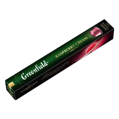 Чай травяной в капсулах Greenfield Raspberry Cream 10 капсул в ЕКА