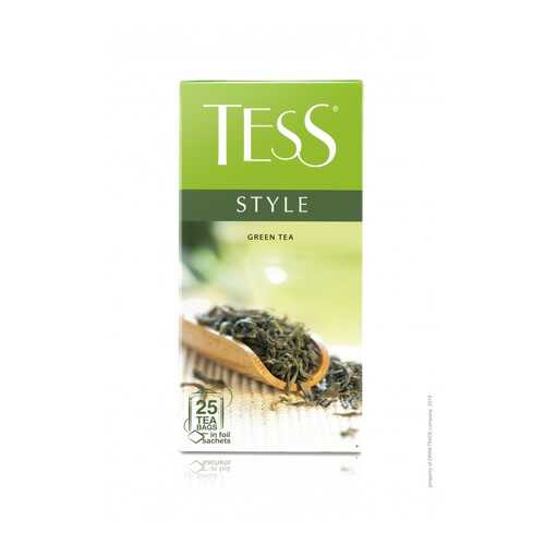 Чай зеленый Tess Style 25 пакетиков в ЕКА