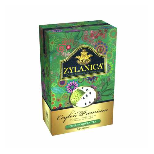 Чай Zylanica Ceylon Premium зеленый листовой с саусепом 100 г в ЕКА