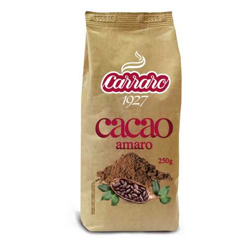 Растворимый какао Carraro aacao amaro 250 г в ЕКА