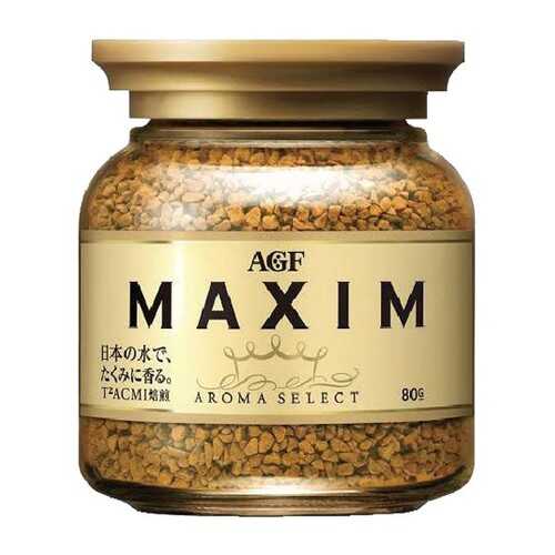 Кофе AGF Maxim растворимый gold blend 80 г в ЕКА