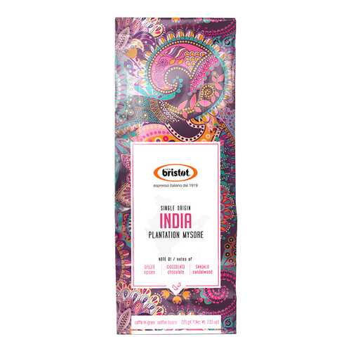 Кофе Bristot India в зернах 225 г в ЕКА