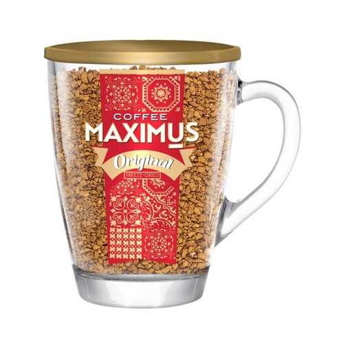 Кофе Maximus Original растворимый в стеклянной кружке 70 г в ЕКА