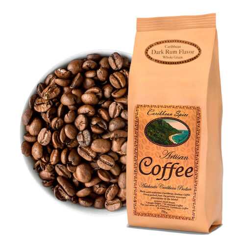 Кофе молотый Caribbean Spice Artisan Kosher Coffee Rum Grind ром 250 г в ЕКА