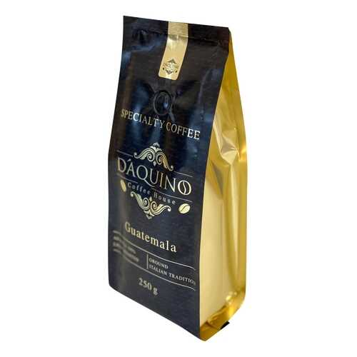 Кофе молотый DAQUINO 100% Арабика Гватемала Спешиалти 250 грамм светлая обжарка в ЕКА