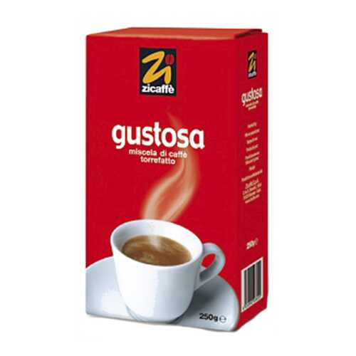 Кофе молотый Zicaffe gustosa 250 г в ЕКА