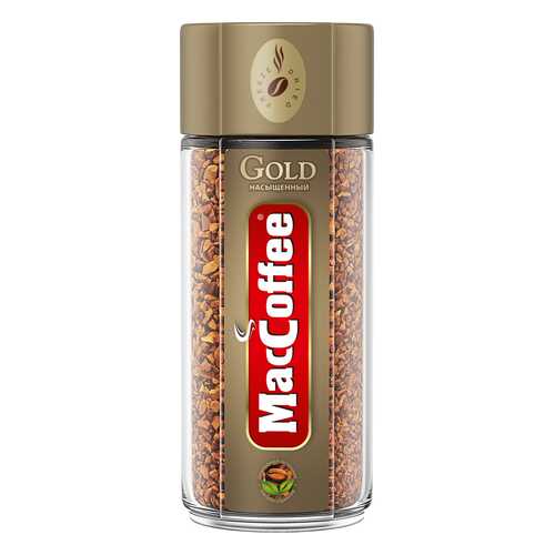 Кофе натуральный растворимый сублимированный MacCoffee Gold, ст/б 100г*6 в ЕКА