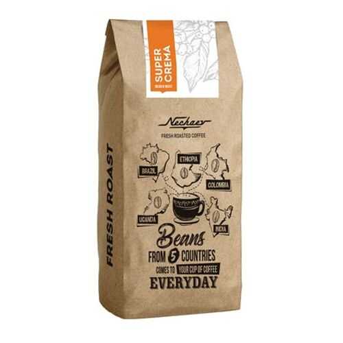 Кофе Nechaev Super Crema в зернах свежей обжарки 500 г в ЕКА