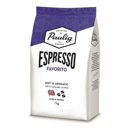 Кофе Paulig espresso favorito в зернах 1 кг в ЕКА