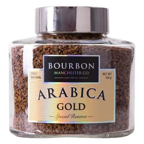 Кофе растворимый Bourbon arabica gold 100 г в ЕКА