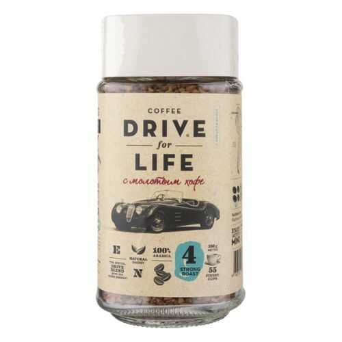 Кофе растворимый Drive for Life strong roast с молотым 100 г в ЕКА