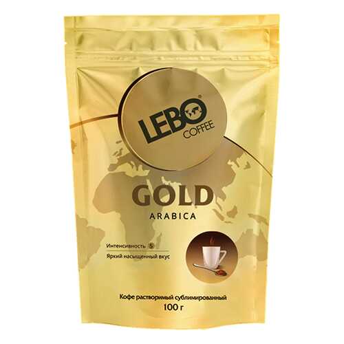 Кофе растворимый Lebo gold 100 г в ЕКА